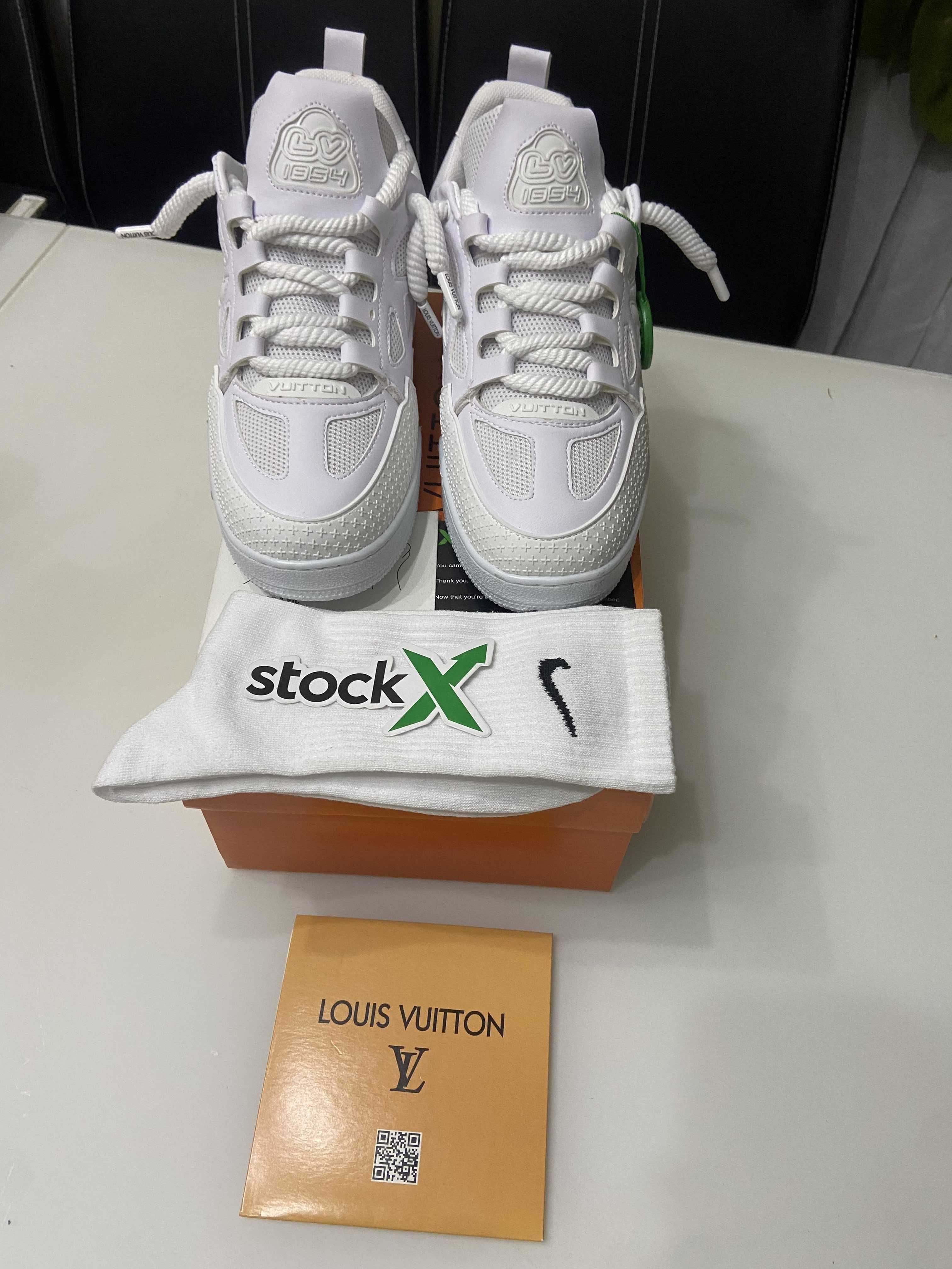 (40-45 н.) LV Louis Vuitton Skate Sneaker Tripple White