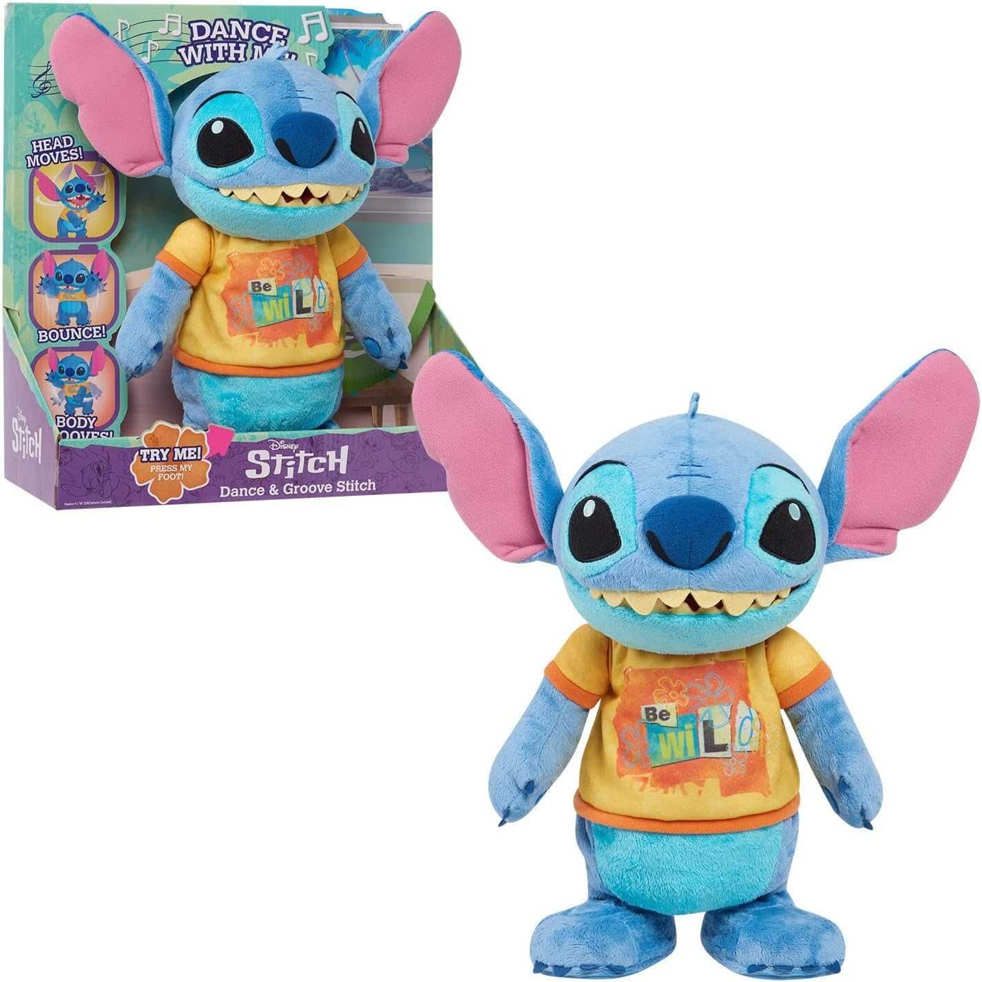 плюшевая игрушка Disney Dancing Grooving Stitch