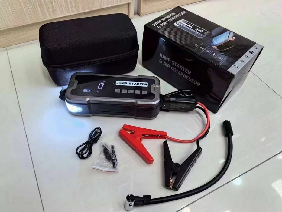 Повербанк бустер jump starter пуско-зарядное устройство  powerbank