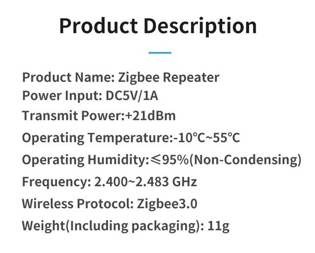 Tuya Smart ZigBee 3.0 USB-Удължител за обхват на ZigBee gateway/hub