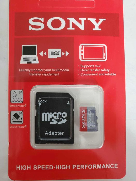 Card memorie MicroSD 512GB + adaptor – nou, sigilat