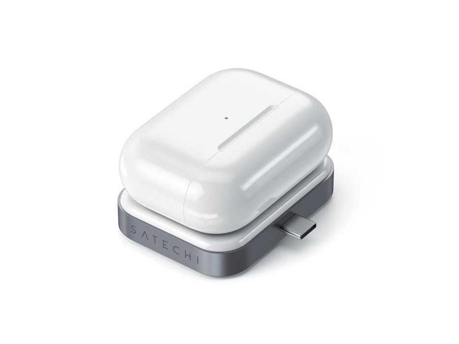Satechi USB-C Wireless Charging Dock for AirPods (5W) - Space Grey
