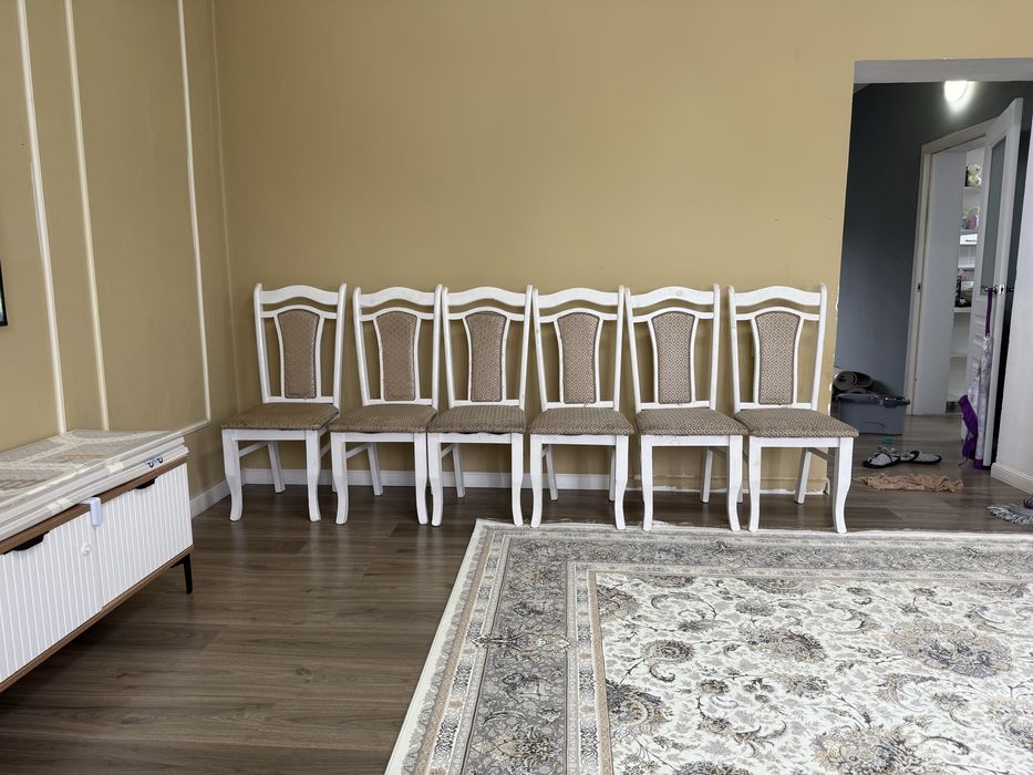 Стол со стульями 6шт