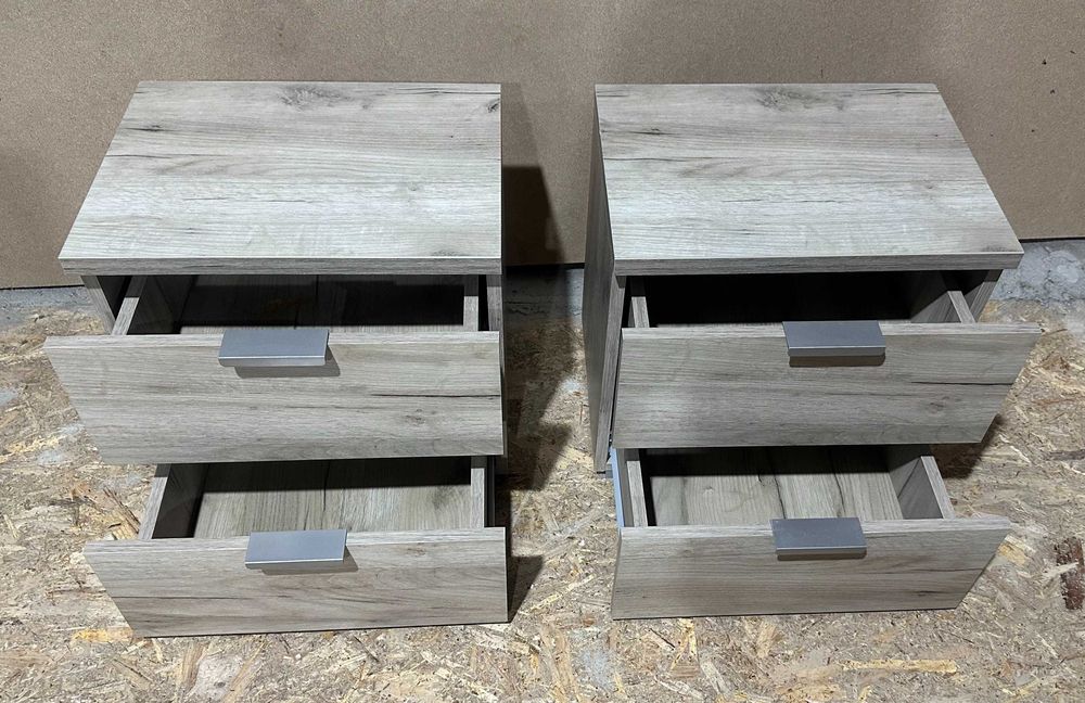 2 buc Noptiera cu 2 sertare; Mic Dulap pentru Dormitor