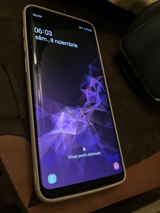 Samsung S9+ dualsim  impecabil 64/6ram mov pink.display+spate 10!!!
