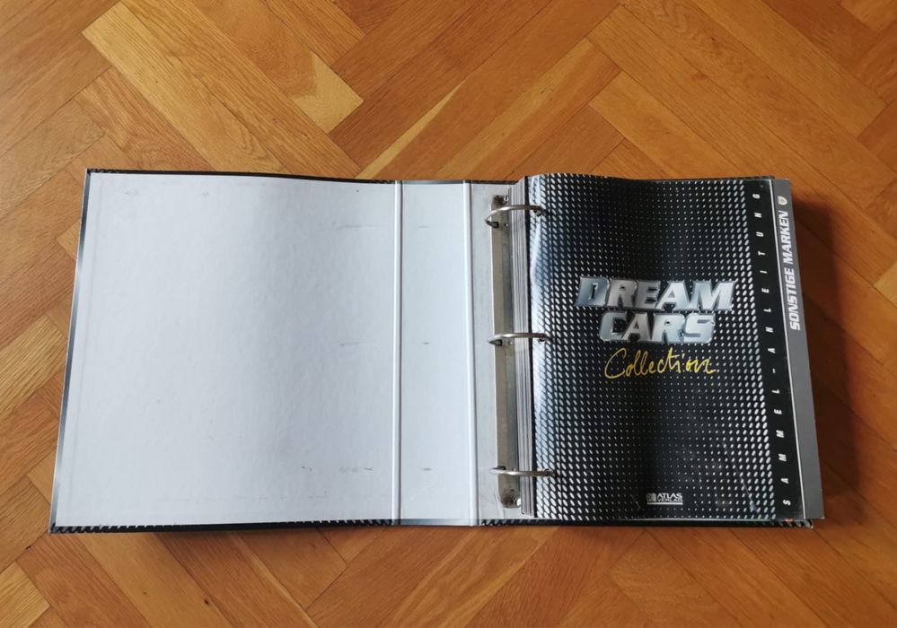 Колекция DREAM CARS мечтани коли оригинална папка на издателя ATLAS
