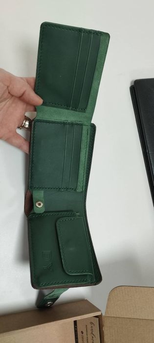 Мъжки портфейл от телешка кожа