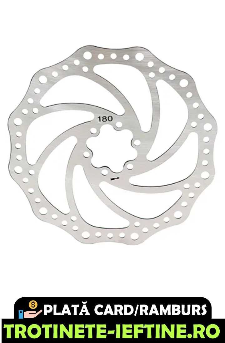 Disc frână 180 mm cu 6 găuri pentru scuter Dualtron, Xiaomi, Kukirin