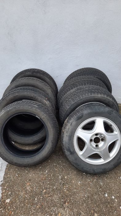 Roti aliaj Opel  Astra F + 8 cauciucuri 195/60R15