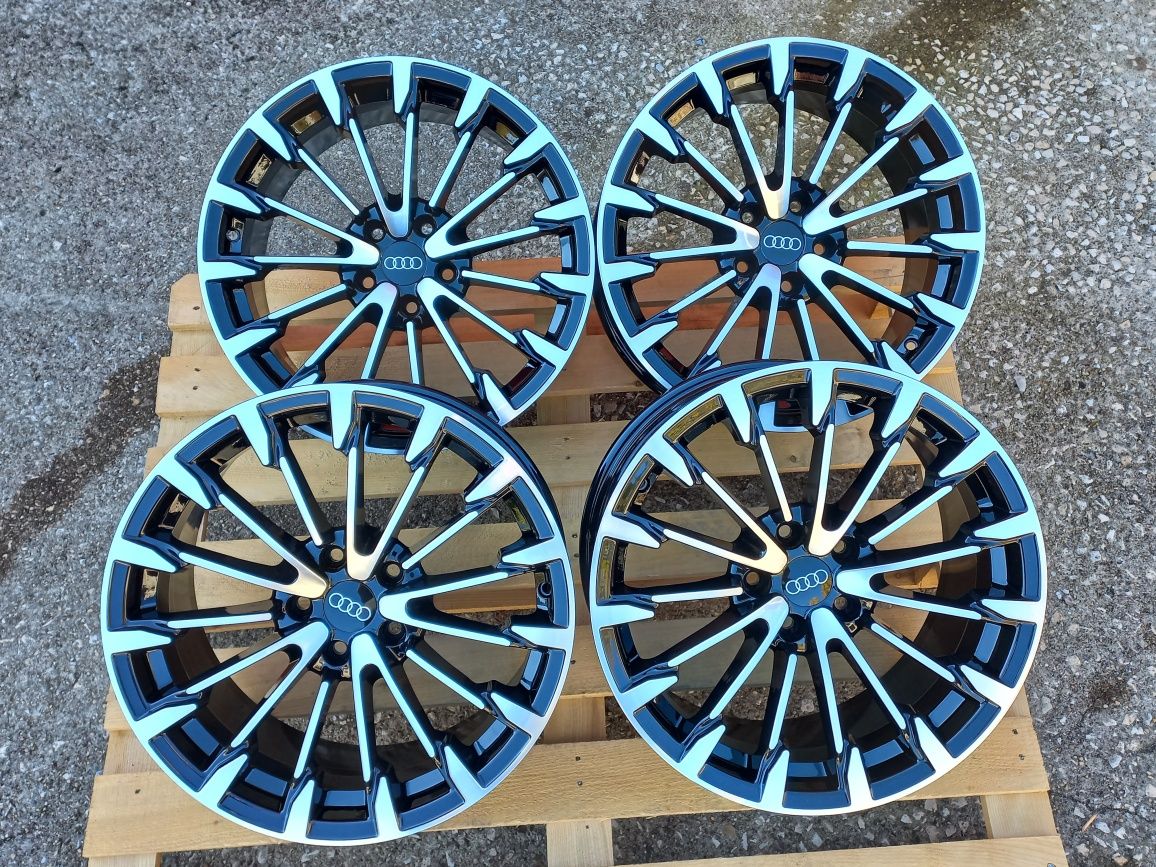 19.Audi S.Line 8.5j et35 Black Polish Diamond A3 A4 A6 A7 A8 Q2 Q3 Q5