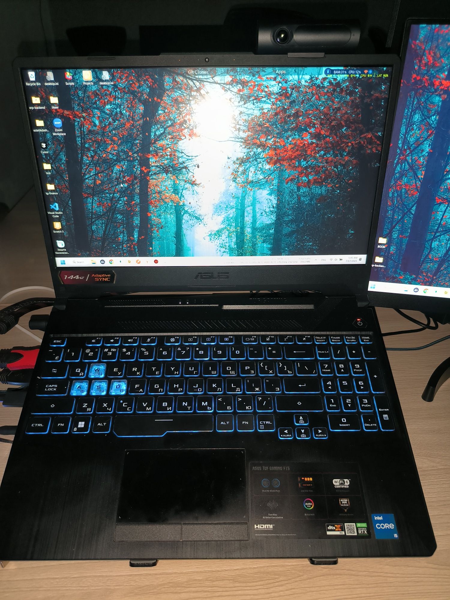Asus TUF Gaming F15 rtx 3050