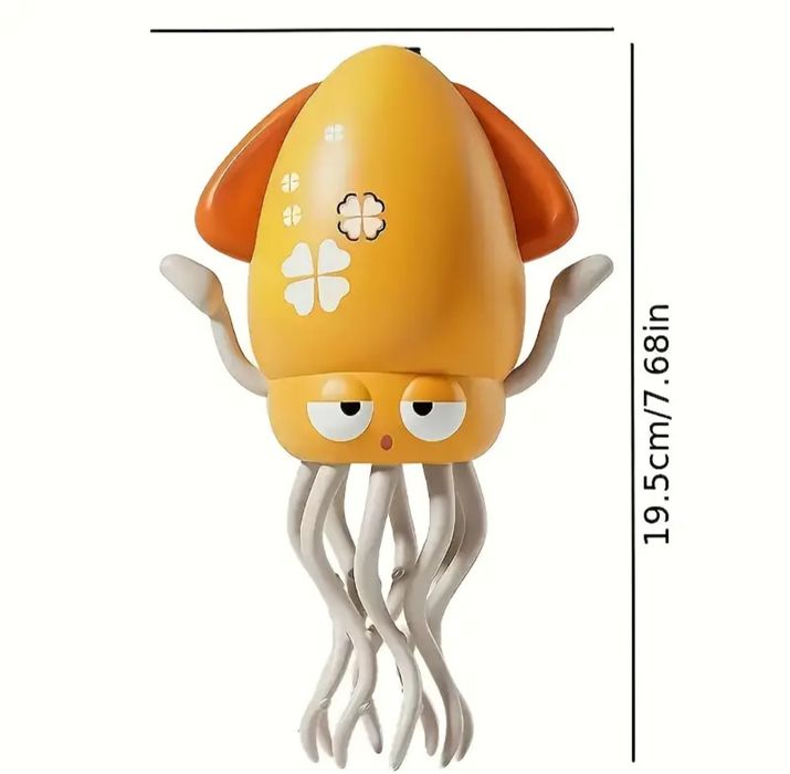 Интерактивна играчка Октопод за пълзене и танцуване за бебета, с музик