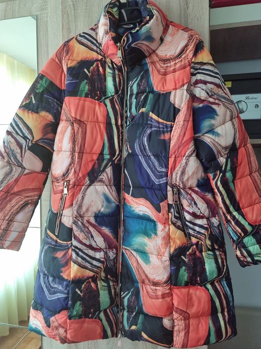 Geaca lunga din fas dama marimea L