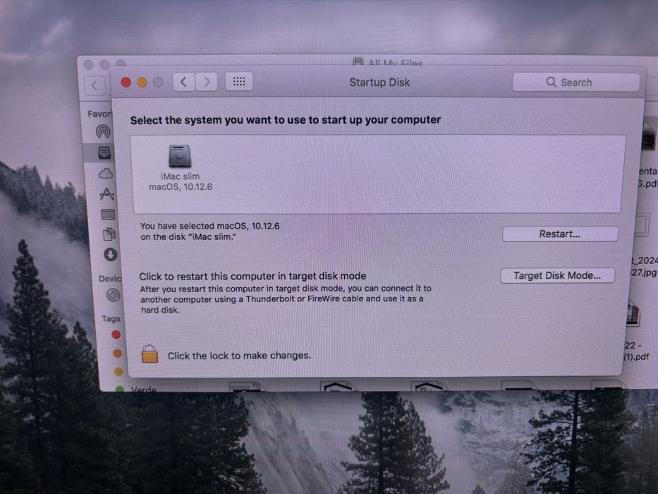 iMac - macOs Sierra vers 10.12.6