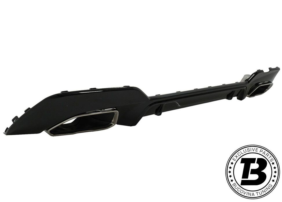 Difuzor Bara Spate cu Ornamente compatibil cu BMW Seria 3 G20 G21 M Design