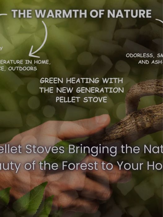 Печки на пелети Дубайски пламък остъклени - 3 модела налични