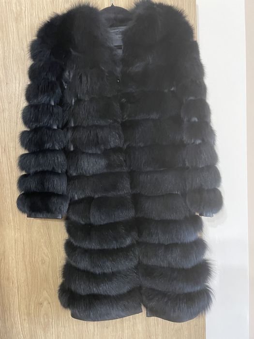 Палто естествен косъм