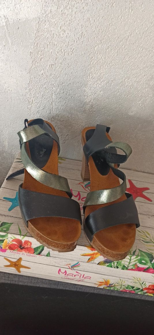 Сандали Tamaris и GiAnni естествена кожа