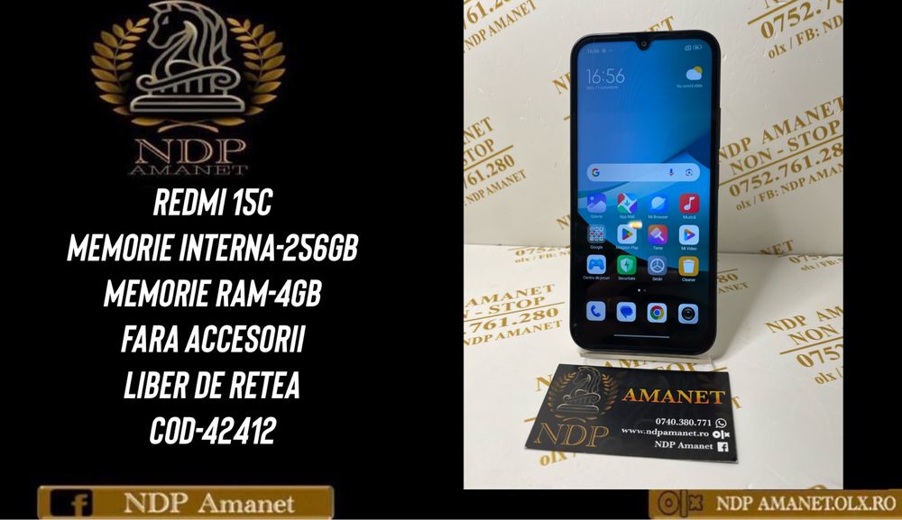 NDP Amanet Braila Redmi 15C 256gb (42412)