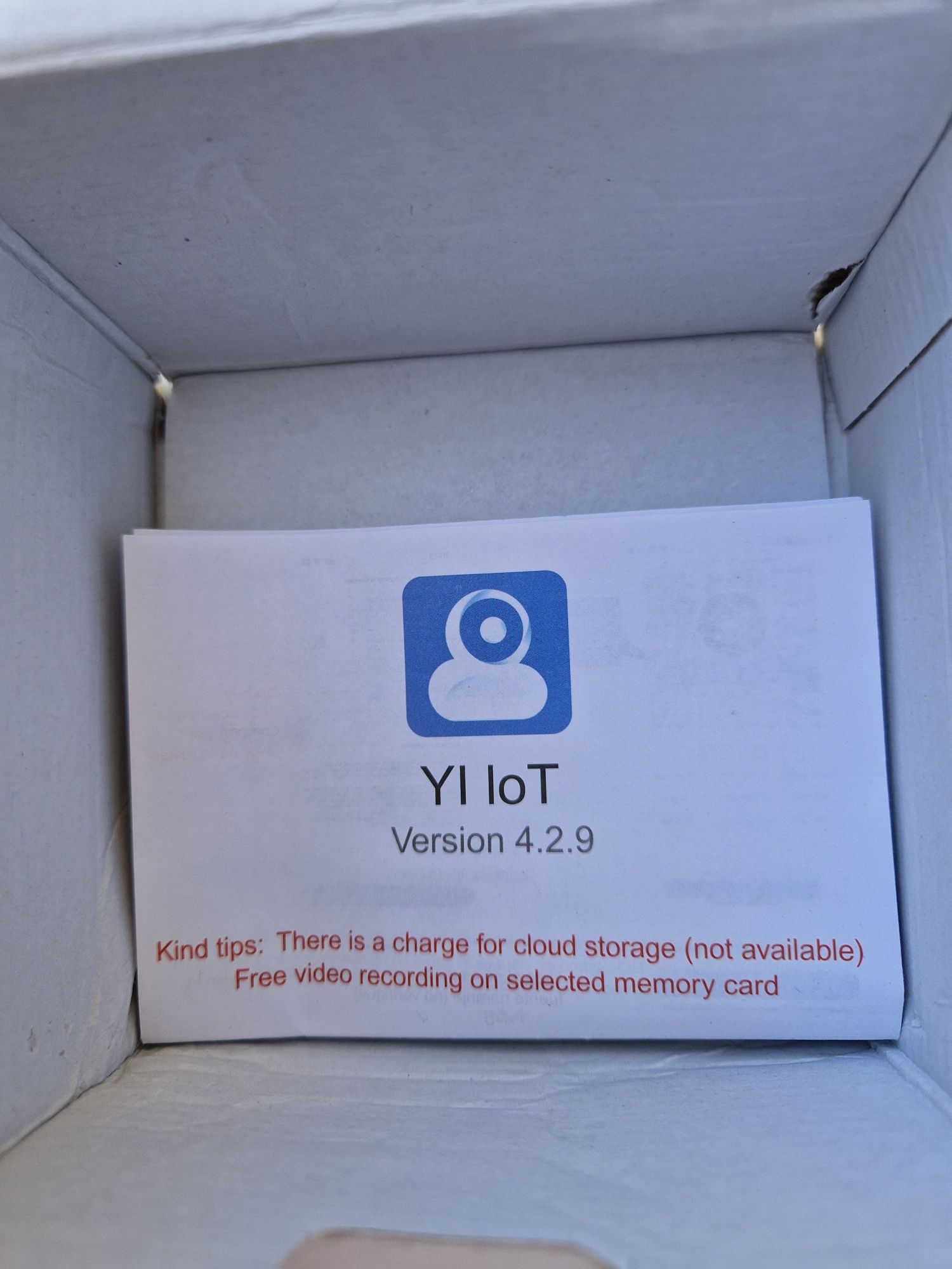 YI Iot Външна Wifi Смарт HD телефон Управляема камера