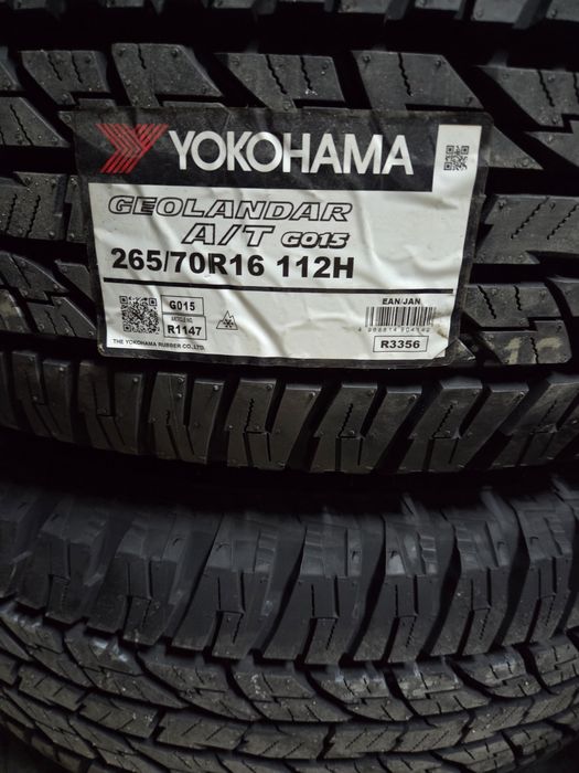 Продам всесезонные шины бренда YOKOHAMA размером 265/70/16