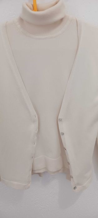 Поло и жилетка Mango р-M