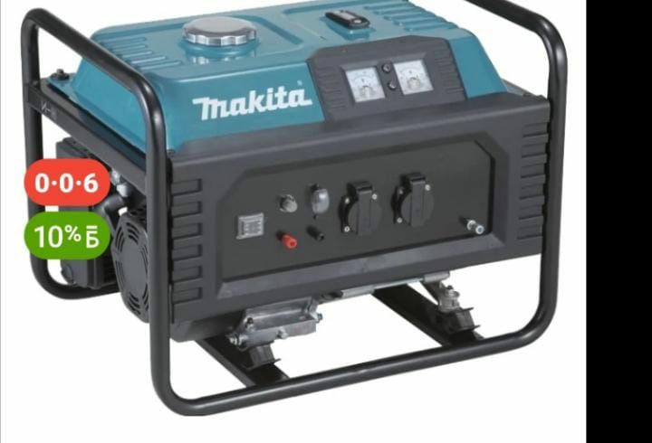 Продам бензогенератор Макита 2.8квт состояние новое. документы есть.