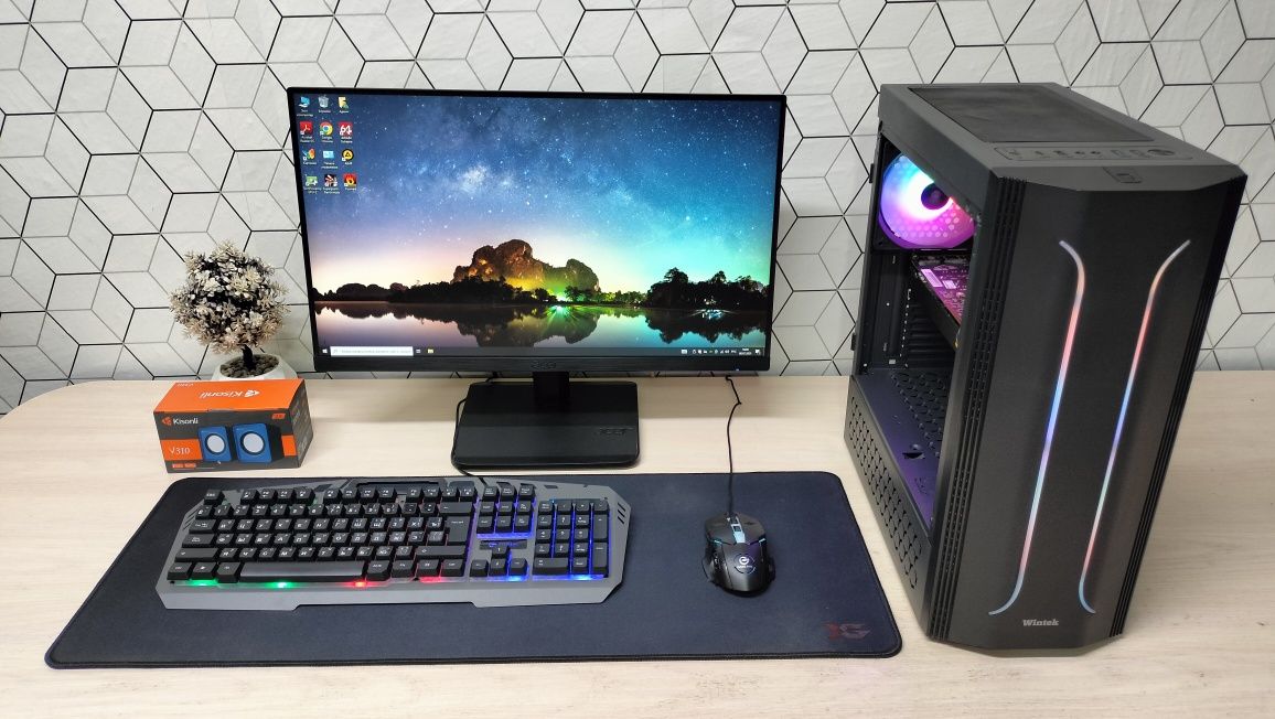 Intel Core i5-8400, GTX 1060 6GB, SSD+HDD мощный игровой компьютер