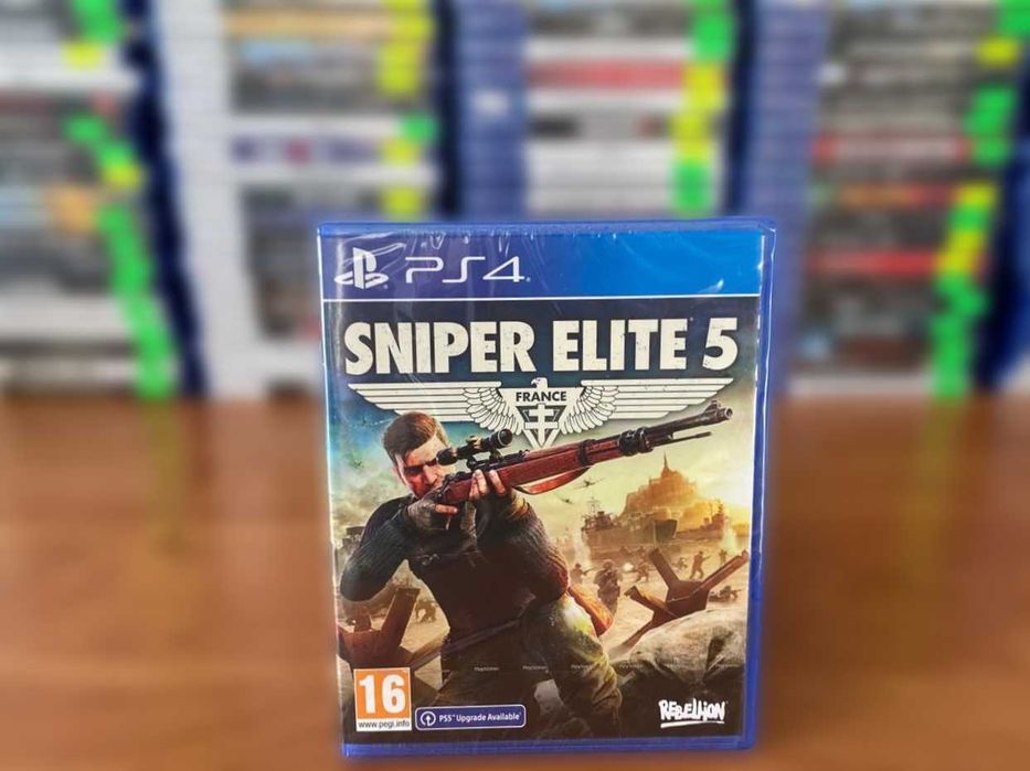НОВЫЙ Sniper Elite 5 PS4/PS5 Снайпер Элит 5 Пс4 Большой Выбор Игр