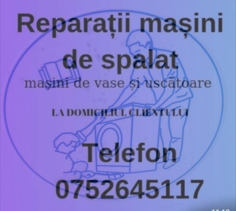 Reparati masini de spalat la domiciliul clientului