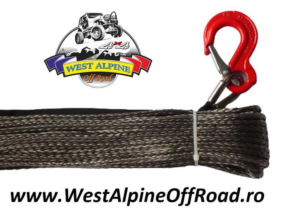 Plasma sintetica - cablu troliu, sufa troliu ATV , UTV, 6mm X 28 metri