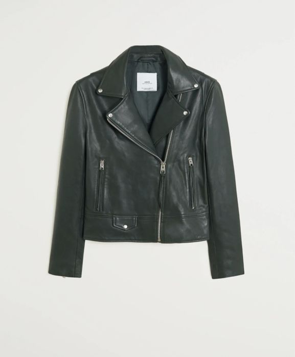 Кожено яке естествена кожа Mango