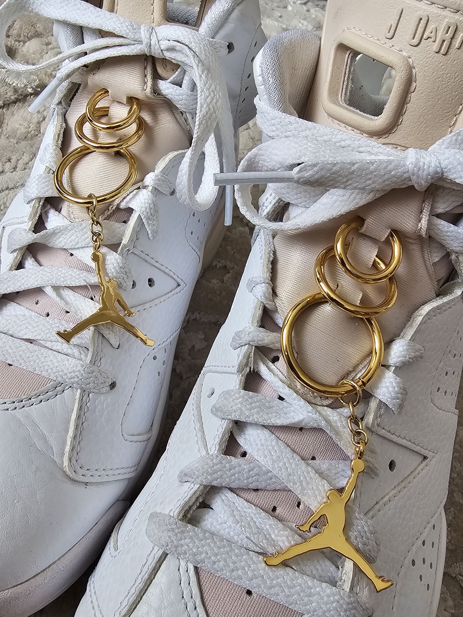 Jordan VI Gold Hoops