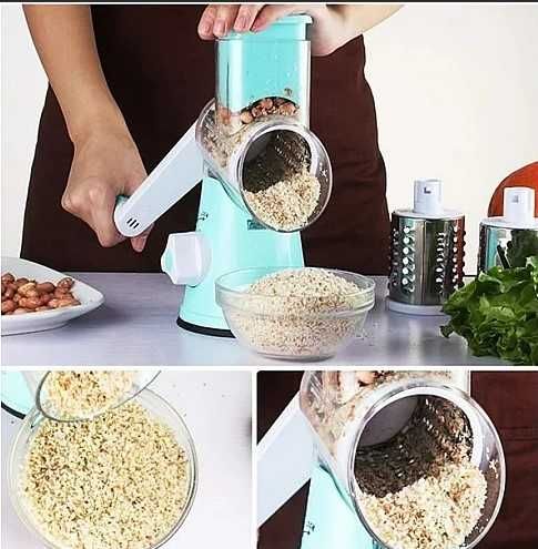 Мултифункционално кухненско рендер 3в1 мелачка за домати и ядки