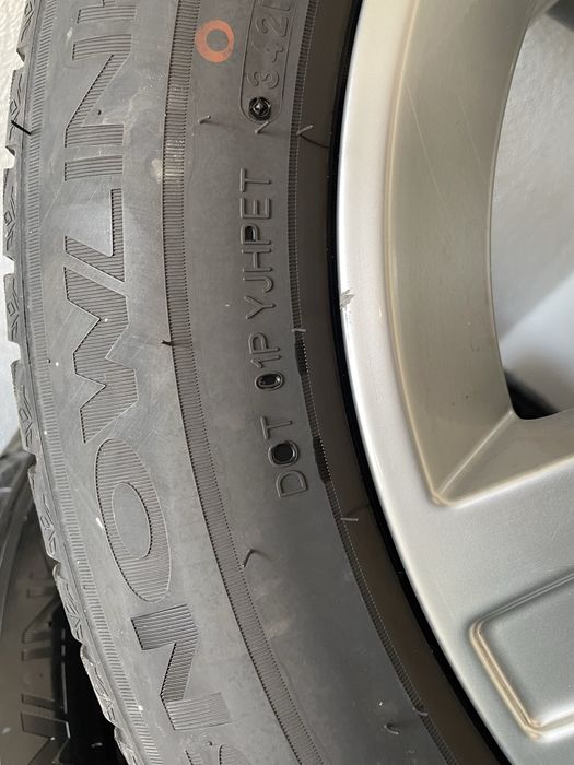 Jante originale 255/55/18 mercedes ml 350 ,cauciucuri stare f buna m+s