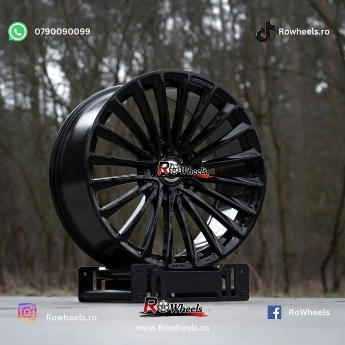 Jante Roti Mercedes 20 R20 Model spitat Negru R20 W222 W221 W212 W204 W205 CLS W212 W222 W213 GLE GLC W223 W214