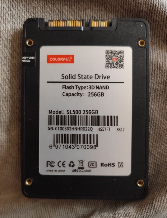 HDD и SSD диски рабочие