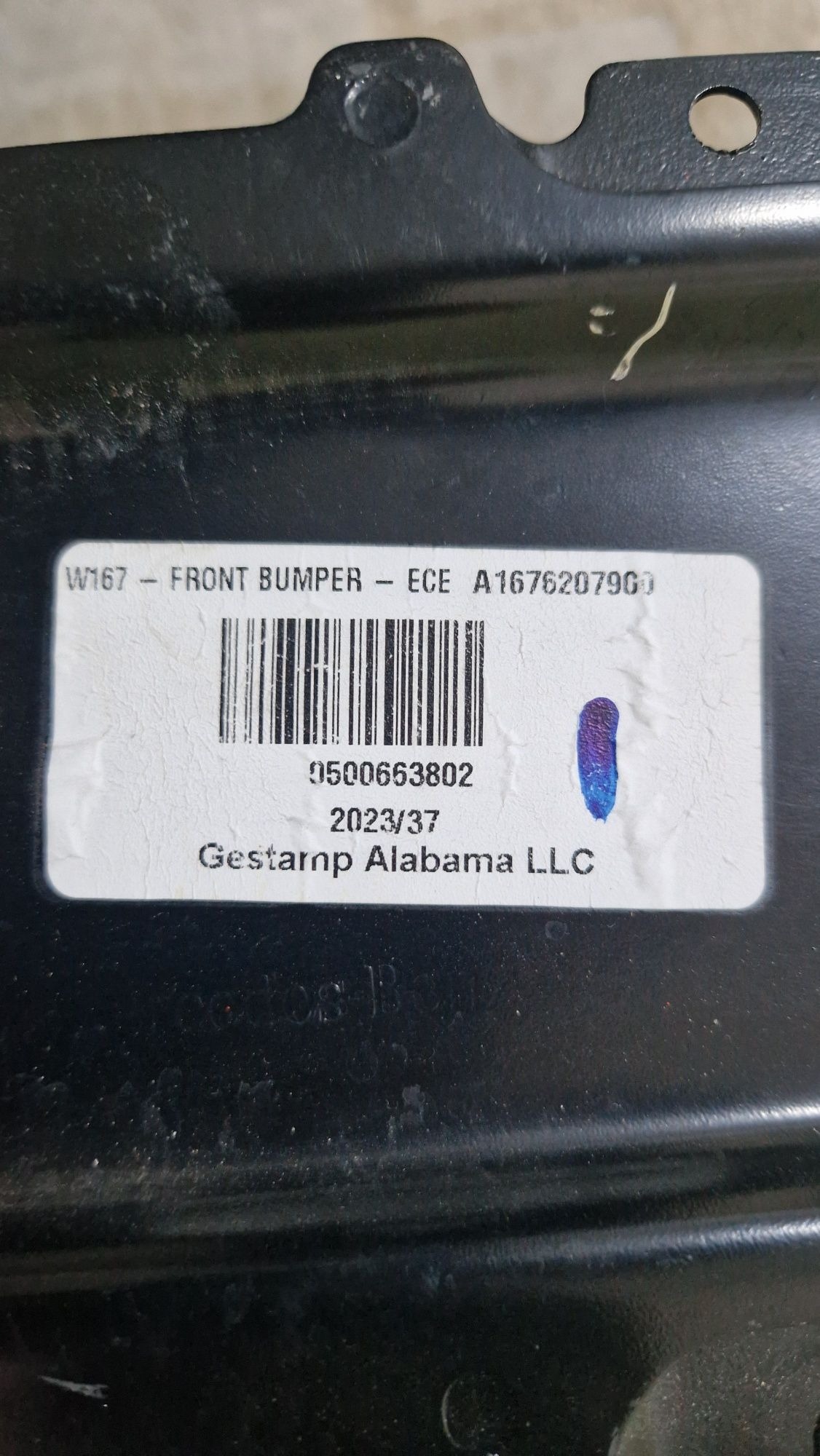 Предна броня за Mercedes w167 2022