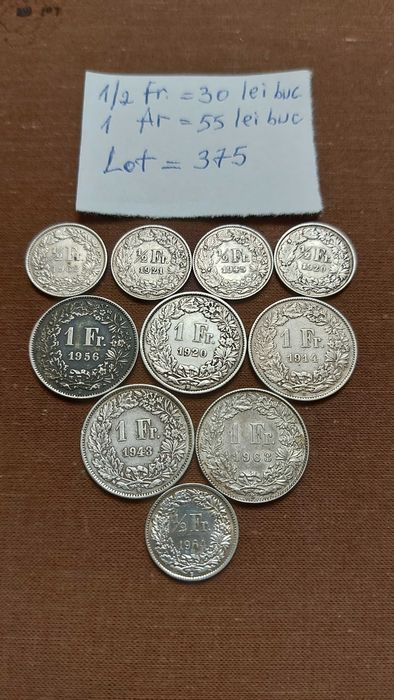 Monede vechii de argint