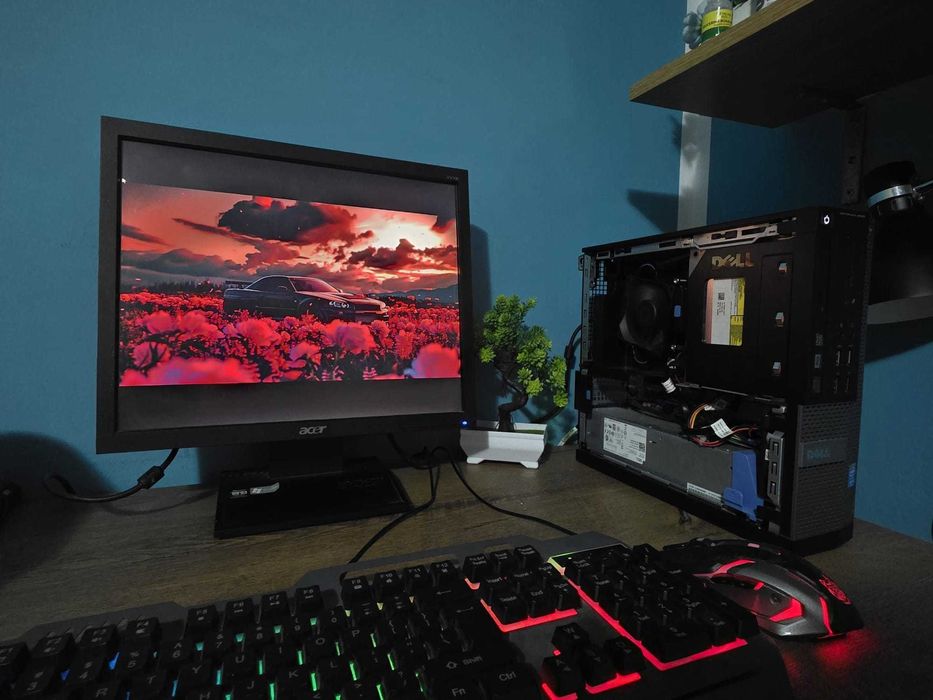 Dell OptiPlex 9020 SFF  + Monitor 17" + Imprimantă HP