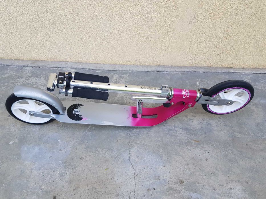 Trotineta Hudora big wheel, aluminiu, pliabila