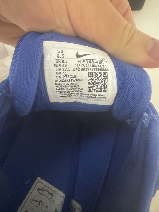 Nike Air VaporMax Plus Game Royal Metallic Silver