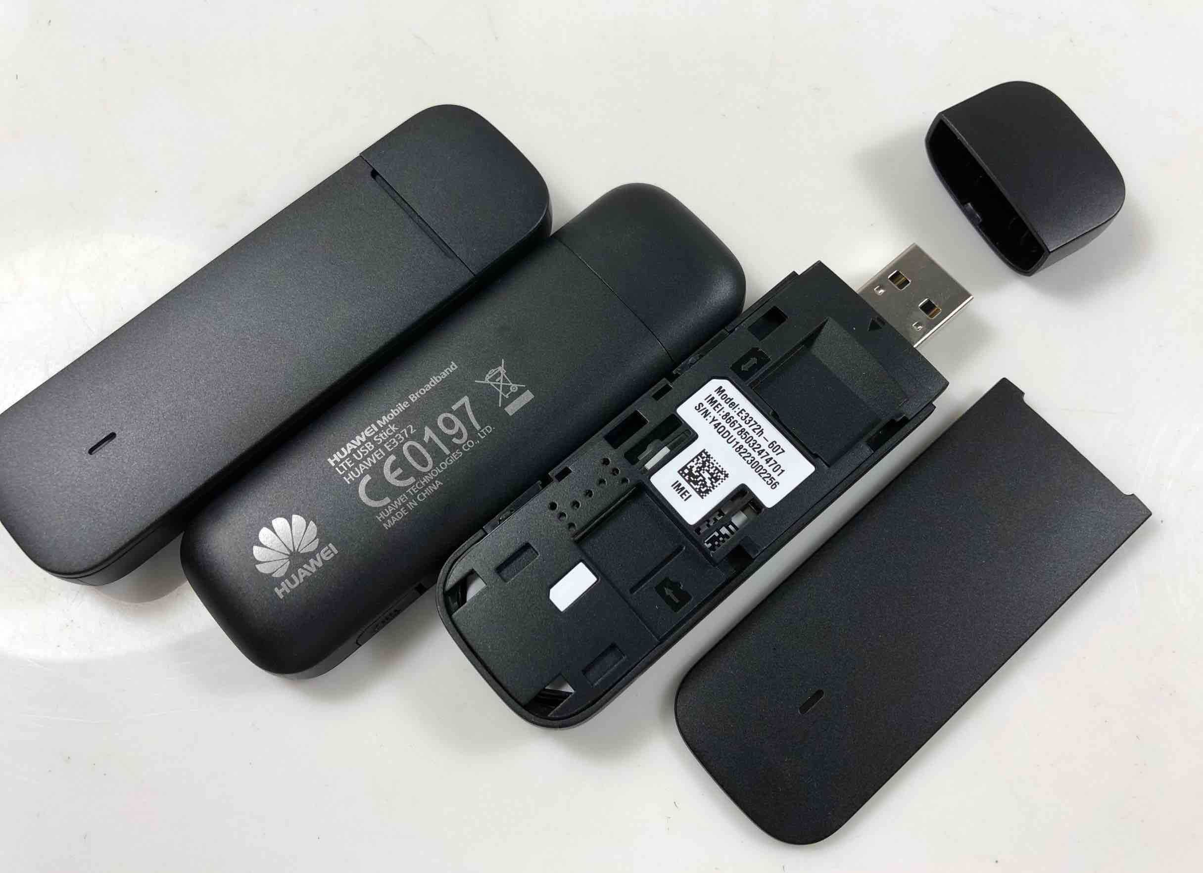 Modem Huawei E3372h-153 4G LTE USB Dongle USB Stick Decodat Alb