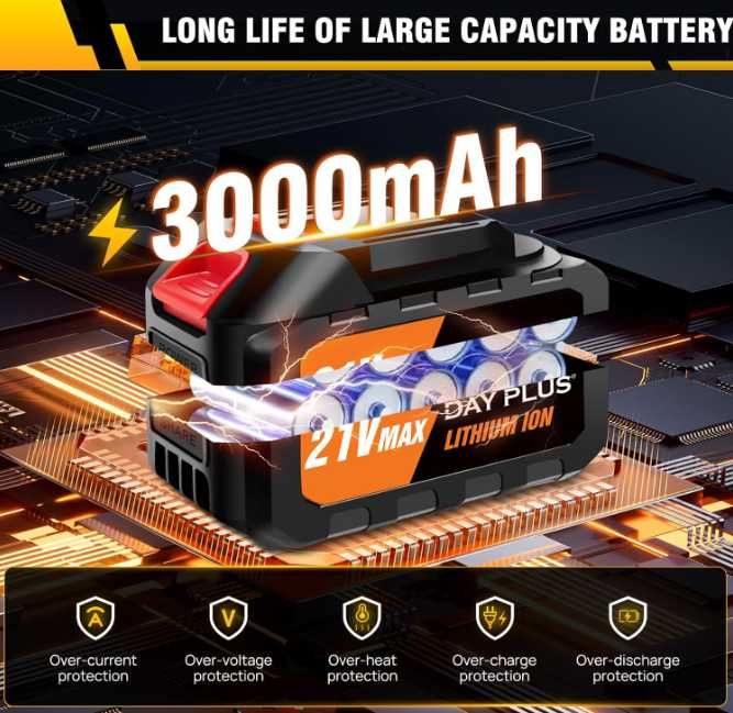 Акумулаторна водоструйка 1500W 70BAR с две батерии 2x96V