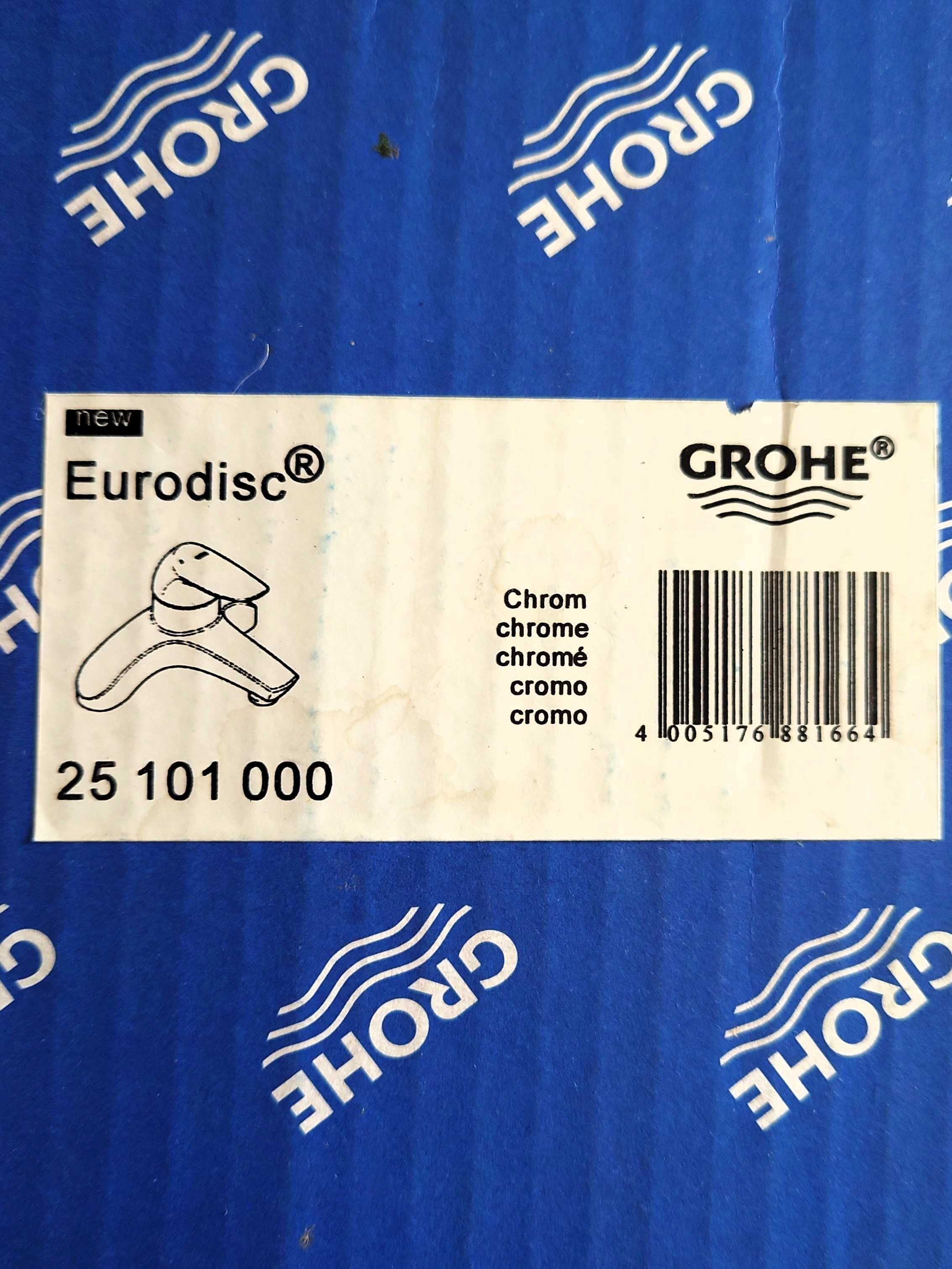 Смесител GROHE Eurodisc, връзки 3/4, керамична глава SilkMove®, НОВ