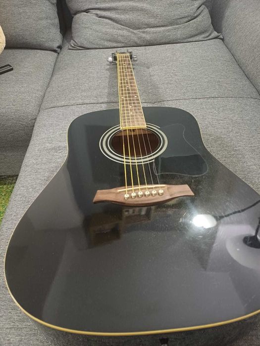 Chitară acustică Ibanez V50NJP-BKN + husă și accesorii