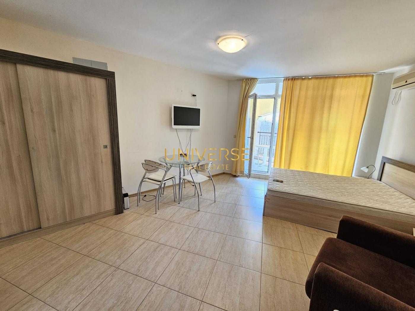 1+1 в Свети Влас на 50м. до морето, панорама.№3416