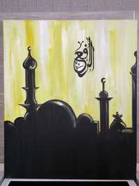 Картина с мечетью