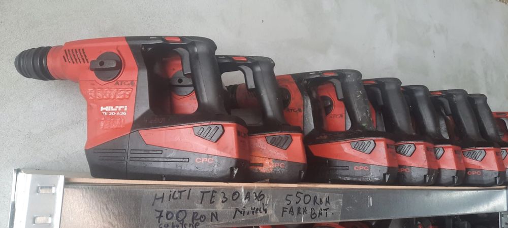Hilti te 30 rotopercutor 500 ron  buc
