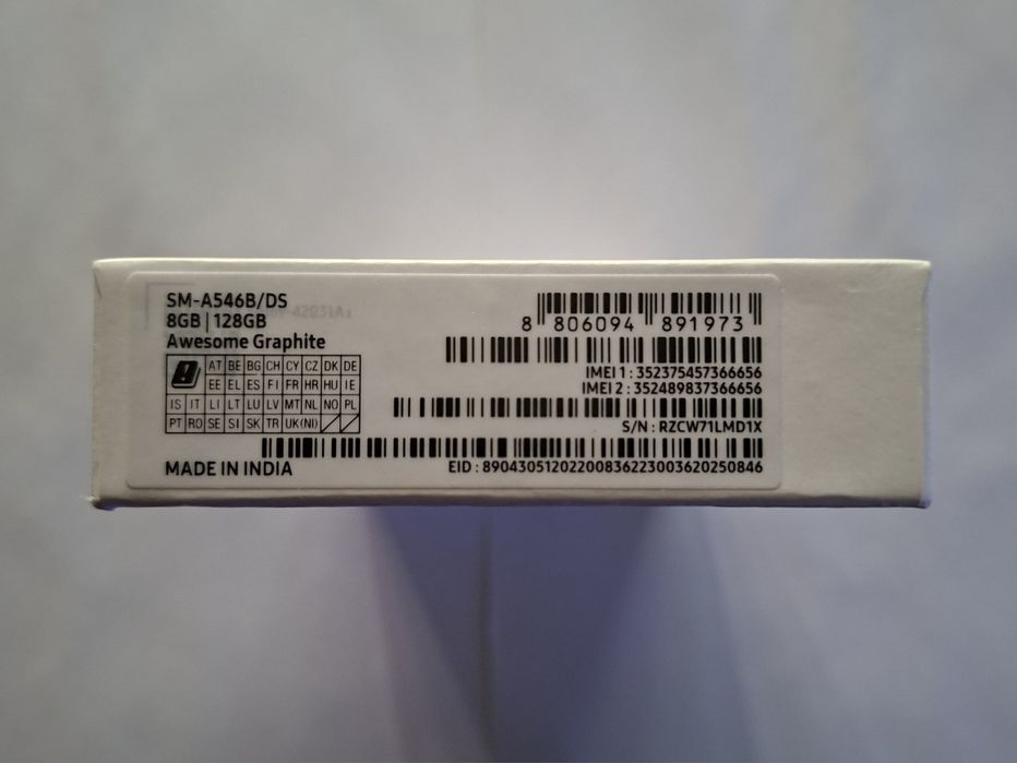 Samsung Galaxy A54 5G Dual - 8GB RAM / 128GB / 50MPx / 120Hz / 5000mAh